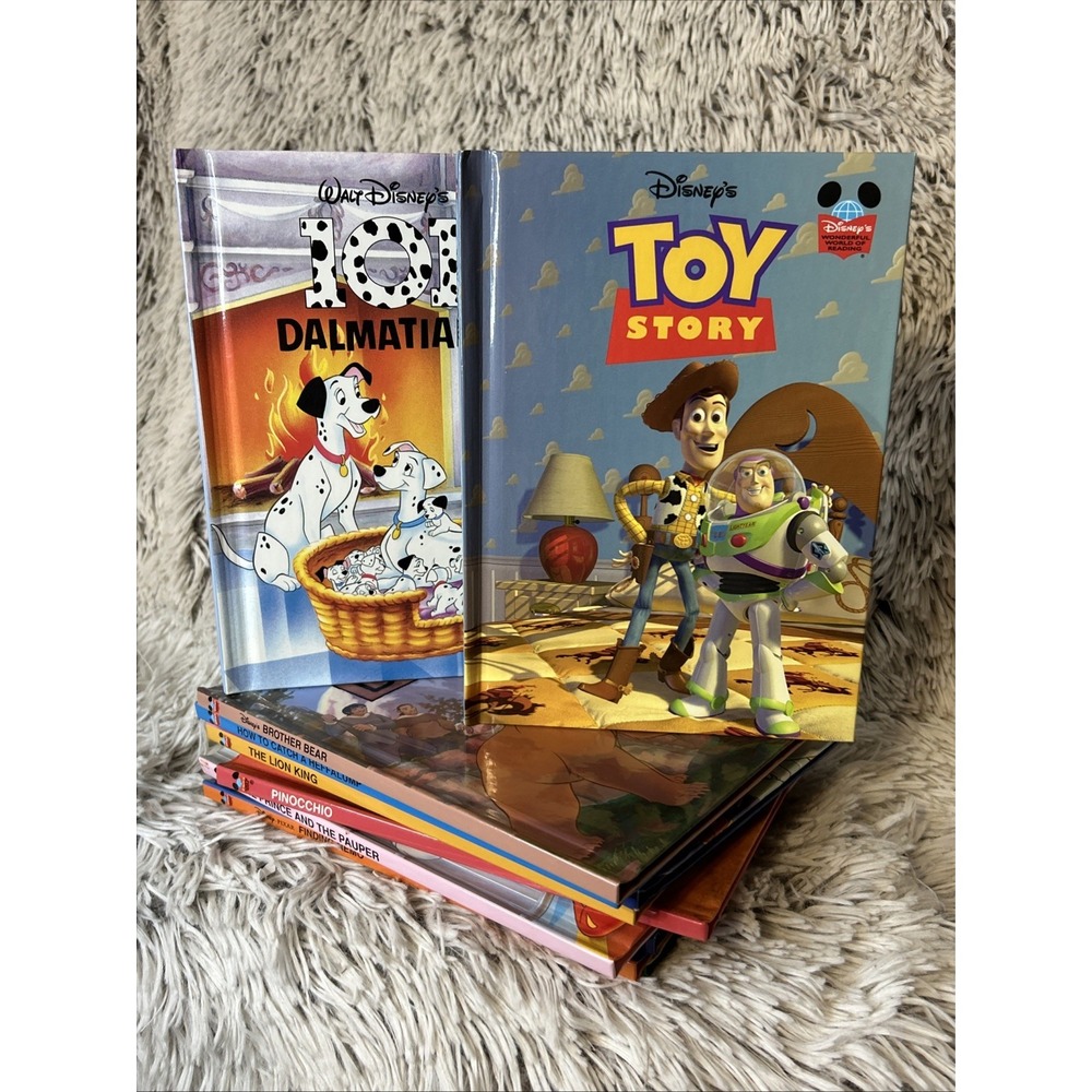Lot of 11 Walt Disney's Wonderful World of Reading Hardcover Books Vintage 90's - Picture 8 of 8